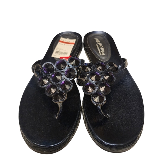 Kenneth Cole Reaction Shoes - Kenneth Cole Reaction Royal Blue Jeweled Thong Sandals Size 6.5